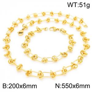 SS Jewelry Set(Most Men) - KS192194-Z