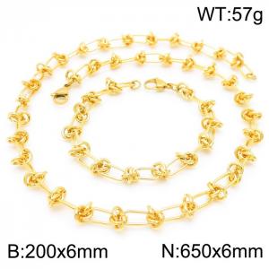 SS Jewelry Set(Most Men) - KS192196-Z