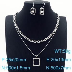 SS Jewelry Set(Most Women) - KS193387-Z