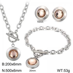SS Jewelry Set(Most Women) - KS193443-Z