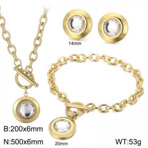 SS Jewelry Set(Most Women) - KS193447-Z
