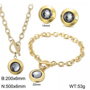 SS Jewelry Set(Most Women) - KS193449-Z