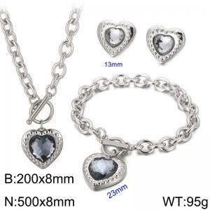 SS Jewelry Set(Most Women) - KS193454-Z