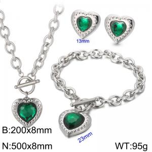 SS Jewelry Set(Most Women) - KS193455-Z