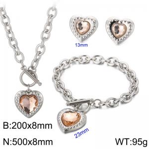 SS Jewelry Set(Most Women) - KS193456-Z
