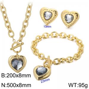 SS Jewelry Set(Most Women) - KS193458-Z
