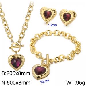 SS Jewelry Set(Most Women) - KS193461-Z