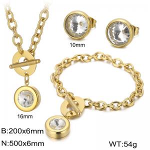 SS Jewelry Set(Most Women) - KS193463-Z