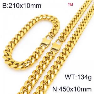 SS Jewelry Set(Most Men) - KS228032-ZZ