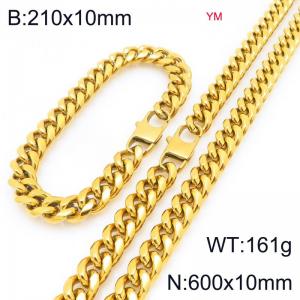 SS Jewelry Set(Most Men) - KS228035-ZZ