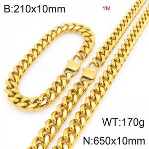 SS Jewelry Set(Most Men) - KS228036-ZZ