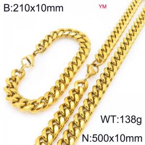 SS Jewelry Set(Most Men) - KS228039-ZZ