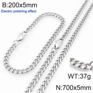 SS Jewelry Set(Most Men) - KS228391-Z