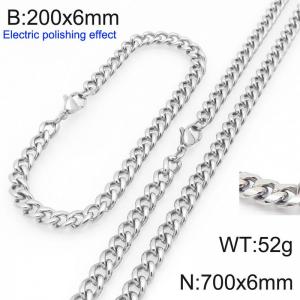 SS Jewelry Set(Most Men) - KS228409-Z