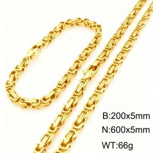 SS Jewelry Set(Most Men) - KS229637-Z