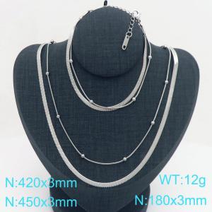 SS Jewelry Set(Most Women) - KS229833-Z
