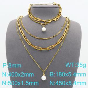 SS Jewelry Set(Most Women) - KS229839-Z