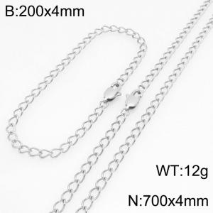 SS Jewelry Set(Most Men) - KS230129-Z