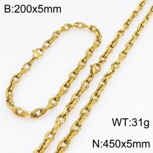 SS Jewelry Set(Most Men) - KS230160-Z