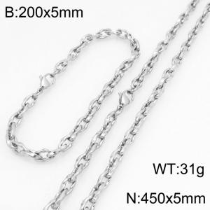 SS Jewelry Set(Most Men) - KS230166-Z