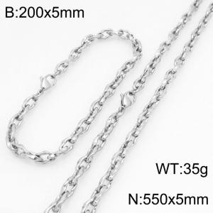 SS Jewelry Set(Most Men) - KS230168-Z