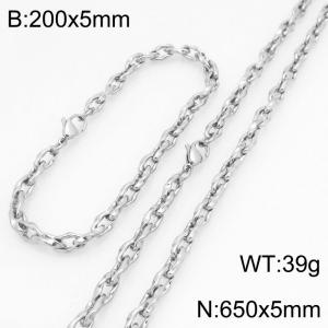 SS Jewelry Set(Most Men) - KS230170-Z