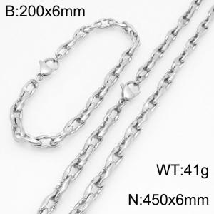 SS Jewelry Set(Most Men) - KS230184-Z