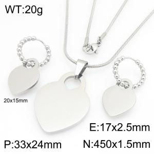 SS Jewelry Set(Most Women) - KS230271-Z