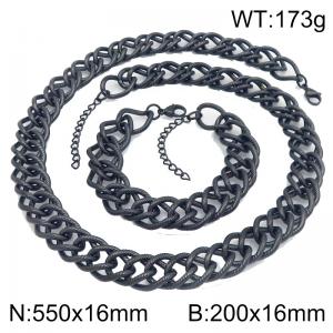 SS Jewelry Set(Most Men) - KS230324-ZJZL