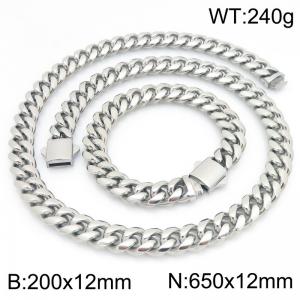 SS Jewelry Set(Most Men) - KS230887-ZLY