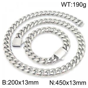 SS Jewelry Set(Most Men) - KS230890-ZLY