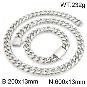 SS Jewelry Set(Most Men) - KS230893-ZLY