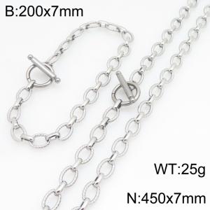 SS Jewelry Set(Most Men) - KS231052-Z