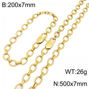 SS Jewelry Set(Most Men) - KS231056-Z