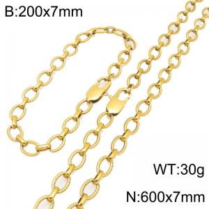 SS Jewelry Set(Most Men) - KS231058-Z