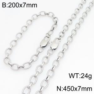 SS Jewelry Set(Most Men) - KS231059-Z