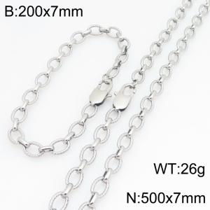 SS Jewelry Set(Most Men) - KS231060-Z