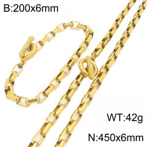 SS Jewelry Set(Most Men) - KS231217-Z