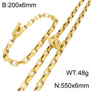 SS Jewelry Set(Most Men) - KS231219-Z