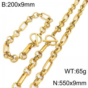 SS Jewelry Set(Most Men) - KS231249-Z