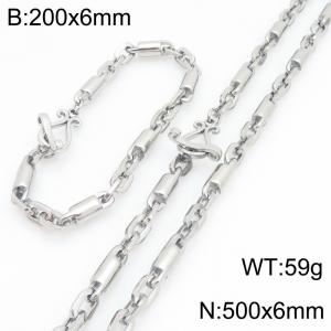SS Jewelry Set(Most Men) - KS231355-Z