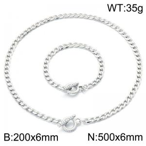 SS Jewelry Set(Most Women) - KS231487-Z