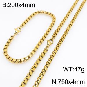 SS Jewelry Set(Most Men) - KS232125-Z