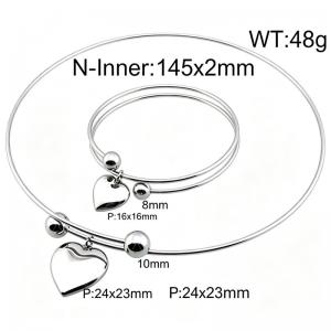 SS Jewelry Set - KS40749-Z