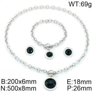SS Jewelry Set(Most Women) - KS87535-Z