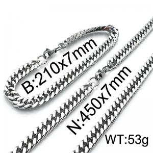 SS Jewelry Set(Most Men) - KS92184-Z