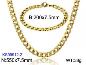 SS Jewelry Set(Most Men) - KS99912-Z