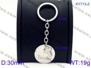 Stainless Steel Keychain - KY713-Z