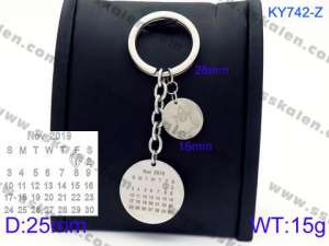 Stainless Steel Keychain - KY742-Z