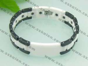 Stainless steel with Ceramic Bracelet - KB32171-W
